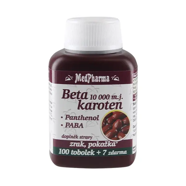 4609_8594045474473_BETA KAROTEN 10.000 M.J. - PANTHENOL, PABA - 107 TOB.